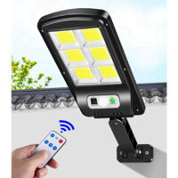 Đèn Năng Lượng Mặt Trời Cảm Biến Ánh Sáng - Đèn Led 6 Bóng Kèm Điều Khiển Chống Trộm Hiệu Quả