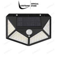 Đèn năng lượng mặt trời cảm biến chuyển động đèn led tích điện cảm biến 20 W 100 bóng led nhỏ