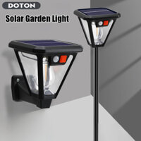 Đèn năng lượng mặt trời chống nước ngoài trời, 3 chế độ chiếu sáng, Đèn tường tự động bật / tắt cảm biến tối, Đèn cảnh quan năng lượng mặt trời cho lối đi bãi cỏ sân vườn bên ngoài