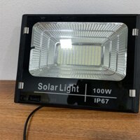 Đèn năng lượng mặt trời , Đèn led pha năng lượng mặt trời 100w.  [Den Nang Luong Mat Troi].