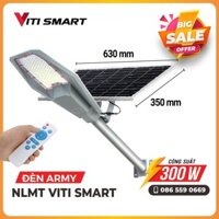 Đèn năng lượng mặt trời đường phố Army công suất 300W MJ-XJ803 . Den nang luong mat troi VITI SMART