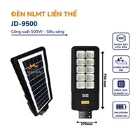 Đèn Năng Lượng Mặt Trời JD 9500 500w Cao cấp chính hãng Jindian JD Solar Light