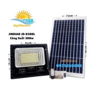 Đèn Năng Lượng Mặt Trời JD 8300L 300w Tiết Kiệm Jindian JD Solar Light