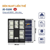 Đèn Năng Lượng Mặt Trời JD 5100 800w Giá Tận Kho Jindian JD Solar Light