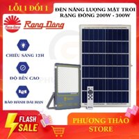 Đèn Năng Lượng Mặt Trời Rạng Đông 200W/ 300W- Điều Khiển Bằng Remote Với 5 Chế Độ -Chiếu Sáng Tới 12h -Không Lo Mất Điện