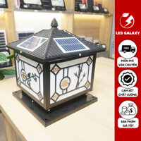 Đèn Năng Lượng Mặt Trời Sân Vườn Led Galaxy Đèn Trang Trí Trụ Cổng 250mm,300,400mm Có Điều Khiển,3 Chế Độ Sáng