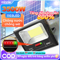 Đèn Năng Lượng Mặt Trời Siêu sáng và không thấm nước IP67 Tiết Kiệm Điện Có Điều Khiển Tự Động