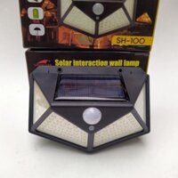 ĐÈN NĂNG LƯỢNG MẶT TRỜI SOLAR 100 LED SIÊU SÁNG CẢM BIẾN ÁNH SÁNG VÀ CHUYỂN ĐỘNG mã 02