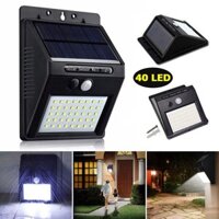 Đèn năng lượng mặt trời solar 40 Led cảm biến ánh sáng mặt trời và chuyển động