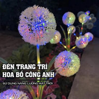 Đèn năng lượng mặt trời trang trí sân vườn hình hoa bồ công anh, tạo vẻ đẹp lung linh cho khu vườn - K1601