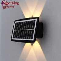 Đèn năng lượng mặt trời treo tường 4 bóng hắt tường trang trí ngoài trời Led 4W VNL1401 Ngọc Thắng