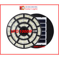 Đèn năng lượng mặt trời UFO 1000W 3 tầng, Vỏ nhựa ABS,Tấm pin liền,Cảm biến chuyển động, Ánh sáng trắng.