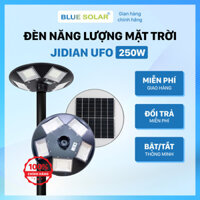 Đèn Năng Lượng Mặt Trời UFO JINDIAN 250W, Đèn PHA LED Chiếu Sáng Sân Vườn Không Thấm Nước, Cảm Biến Chuyển Động