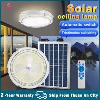 Đèn Năng Lượng Mặt Trời BOUTIQUE, Đèn SolarLight Ốp Trần Tấm Pin Mặt Trời Lớn, Đèn Không Lóa Hại Mắt