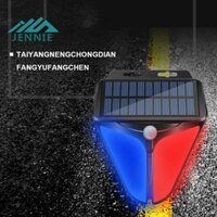 Đèn năng lượng mặt trời Decibel Chống trộm Đèn báo nhấp nháy Cảm biến chuyển động Đèn an toànM?Be [jennie1.vn]