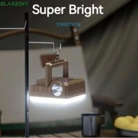 Đèn năng lượng mặt trời BLAZESKY, có móc nguồn sáng kép Đèn treo ngoài trời, Đèn tìm kiếm Sạc UBS Sạc dự phòng chạy bằng năng lượng mặt trời Đèn pin di động ngoài trời