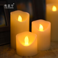 Đèn nến điện tử 5.3cm nhấp nháy độ sáng cao nến giả thực tế cho quán bar đám cưới nhà hàng chiếu sáng hướng dẫn