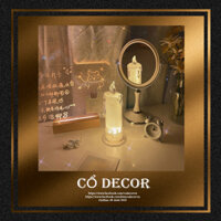 Đèn nến led trang trí tiệc 18cm