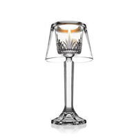 Đèn nến pha lê cao cấp Godinger Dublin Candle Lamp with Glass Shade