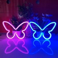 Đèn neon sign trang trí Decor phòng ngủ Đèn Tiktok Hình Con Bướm