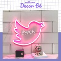 Đèn NeonSign | Chim Twitter | Kích Thước 26x22cm | Quà Tặng Trang Trí Cực Chất , Siêu Sáng & Tiết Kiệm Điện Với Led 12v