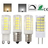 Đèn ngô gốm Led Bóng đèn 15W 220V Ac Smd2835 Không nhấp nháy Ấm / Trắng mát G9 E11 E12 E14 BA15D Gốm cho mặt dây chuyền Đèn Led 360° Chiếu sáng