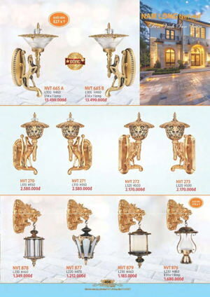 Đèn ngoài trời NVT 877