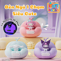 Đèn Ngủ 1 Chạm Sanrio Siêu Cute Hình Melody Kuromi Cún Trắng Cho Bé, Đèn Led Phát Sáng Trang Trí Phòng Ngủ Decor Phòng