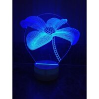 Đèn ngủ 3d led - cánh hoa