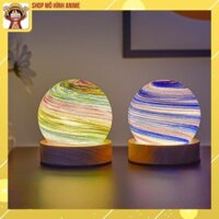 Đèn Ngủ 3D Quả Cầu Pha Lê Các Hành Tinh Phát Sáng, Decor Trang Trí Phòng Ngủ, Quà Tặng Sinh Nhật