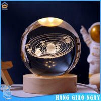 Đèn Ngủ 3D Quả Cầu Pha Lê Phát Sáng, Quà Tặng Sinh Nhật, Quà Lưu Niệm, Qùa Tặng Giáng Sinh