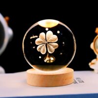 Đèn ngủ 3D quả cầu pha lê phát sáng,phù hợp để bàn trang trí,làm quà tặng,quà lưu niệm PHUONG DECOR