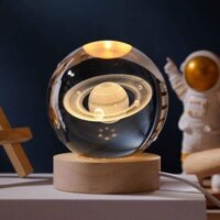 Đèn Ngủ 3D Quả Cầu Pha Lê Phát Sáng, Quà Tặng Sinh Nhật, Quà Lưu Niệm, Qùa Tặng Giáng Sinh ,Decor Trang Trí