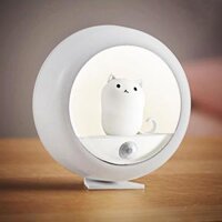 Đèn Ngủ 3Life Cảm Biến Cơ Thể Người Kiểu Dáng Dễ Thương Sạc USB Tiện Lợi Hàng nhập khẩu - Mèo