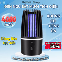 Đèn ngủ bắt muỗi mini tích điện Zlife pin 4000mAh, máy bắt muỗi UV thông minh