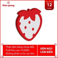 Đèn ngủ cảm biến LED Điện Quang ĐQ LNL01 WW ( Cảm biến quang, hình trái dâu, ánh sáng vàng )