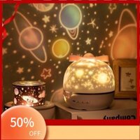 Đèn Ngủ Chiếu Sao - Đèn Ngủ 3D Chiếu Trần Ngàn Sao, Cổ Tích, Đại Dương Xoay Tự Động Lãng Mạn.