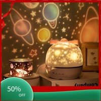 Đèn Ngủ Chiếu Sao - Đèn Ngủ 3D Chiếu Trần Ngàn Sao, Cổ Tích, Đại Dương Xoay Tự Động Lãng Mạn.