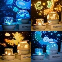 Đèn Ngủ Chiếu Sao Trời , Đại Dương , Vũ Trụ Ngân Hà Tự động Xoay cao cấp Cho bé Yêu