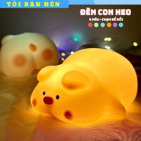 Đèn ngủ Con Heo TBD017, đèn ngủ hình con vật cute, đèn ngủ trang trí