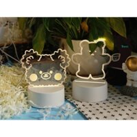 Đèn ngủ cực xinh  làm quà cho bé, để bàn trang trí phòng, đèn led decor