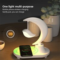 Đèn ngủ đa năng DL01 pin sạc Loa Bluetooth Đèn LED Nhỏ Đèn Ngủ Sạc Không Dây USB Đèn Bàn 8 Màu Sắc Ánh Sáng