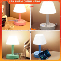 Đèn Ngủ Để Bàn Decor Cao Cấp Điều Chỉnh Độ Sáng Tích Hợp Ổ Cắm Điện Đa Năng Có Cổng USB Tiện Lợi,Đèn Đọc Sách Đầu Giường