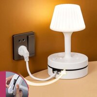 Đèn ngủ để bàn hình nấm tích hợp ổ cắm đa năng, sac USB, type C, giá đỡ điện thoại thông minh tiện dụng ToyLab