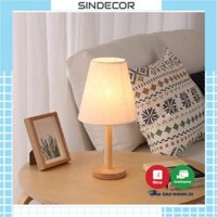 Đèn Ngủ Để Bàn Thân Gỗ Thông Phong Cách Scandinavian- SN08 - SINDECOR