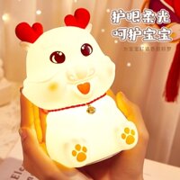 Đèn Ngủ Dễ thương Con thỏ Đèn ngủ Đám mây Silicone 7 màu Đèn ngủ cho trẻ em Đèn ngủ trẻ em Ánh sáng