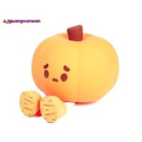 Đèn Ngủ Dễ Thương Đèn Bí Ngô Cảm Ứng Cảm Ứng Đèn Giáng Sinh Squishy Đèn Ngủ Silicon LED Đèn Sạc Dễ Dàng Lắp Đặt