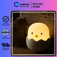 Đèn Ngủ, đèn trang trí bàn làm việc LED Silicon Hình Quả trứng Bảo Vệ Mắt
