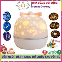 Đèn Ngủ, Đèn Trang Trí Phòng Chiếu Sao, Hình Ảnh Vũ Trụ, Đại Dương Xoay Tự Động Cực Kì Đẹp Mắt