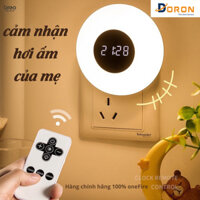 Đèn Ngủ Điều Khiển Từ Xa OVAL NIGHT LIGHT - Đèn Ngủ Thông Minh - Có 10 Cấp Độ Sáng, Hẹn Giờ - Hàng Chính Hãng - Đèn Tròn 3 Màu